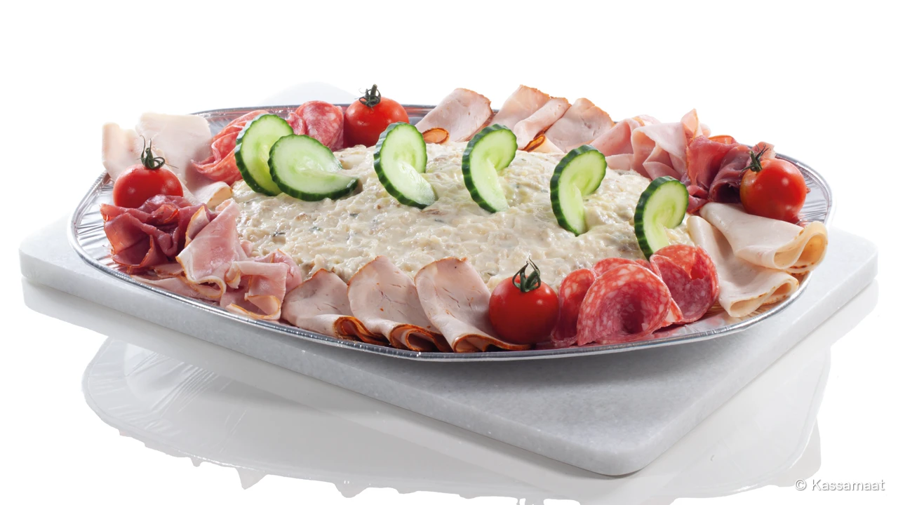 Opgemaakte aardappel salade