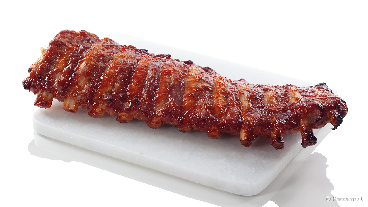 Gegrilde spareribs